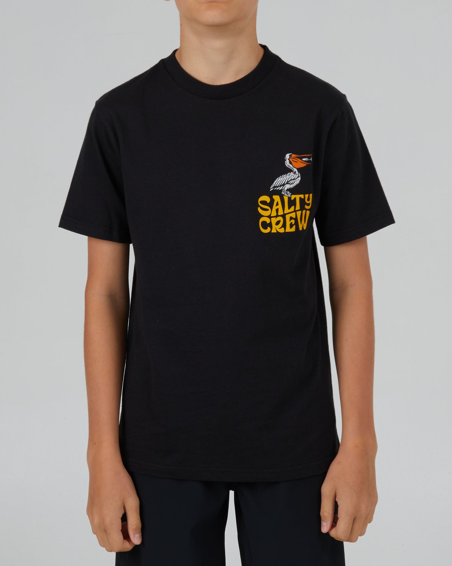 Salty Crew Seaside Boys SS Tee Black S