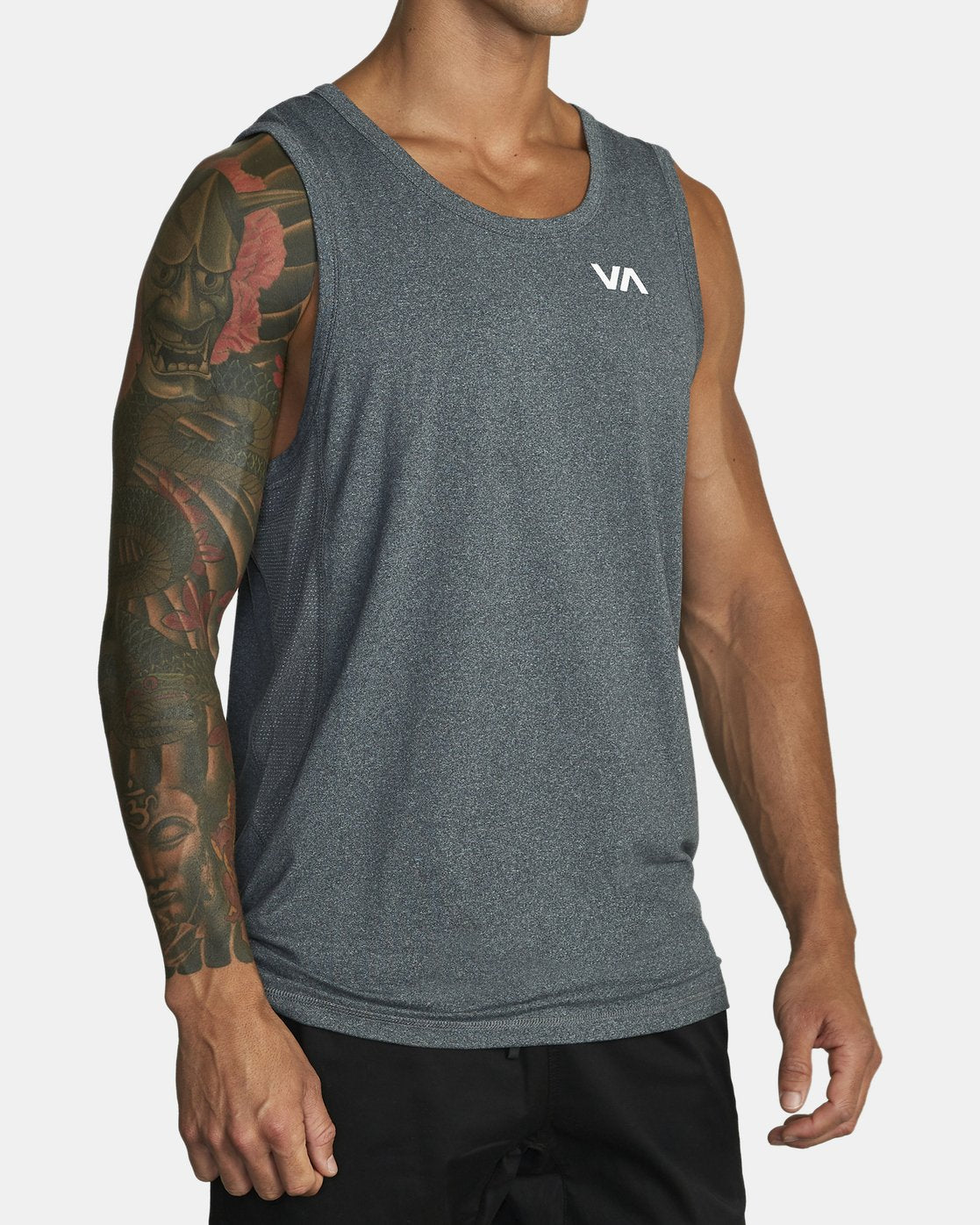 RVCA Sport Vent SL Tank CCH-CharcoalHeather S