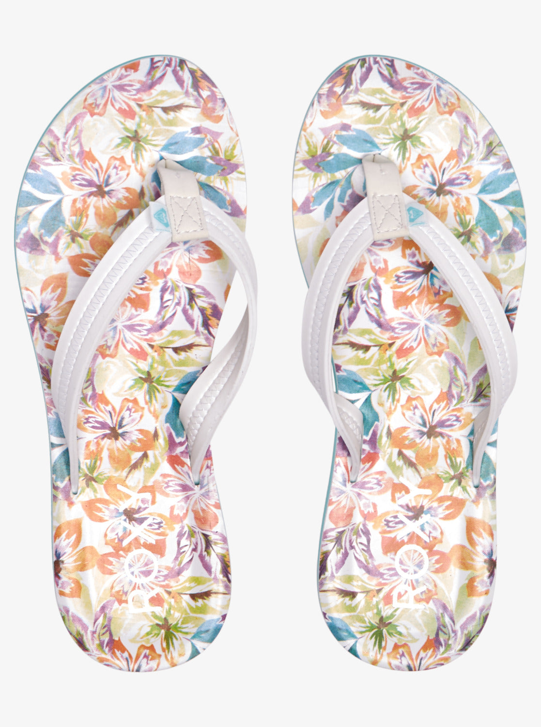 Roxy Vista Loreto Womens Sandal WBL-White-Blue 5