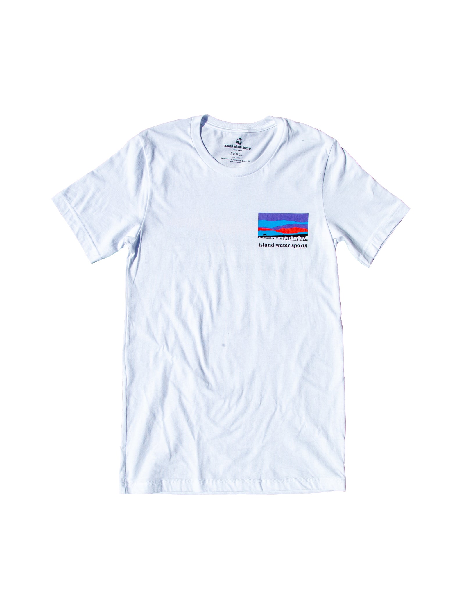 Island Water Sports Pier-6 S/S Tee White XXXL