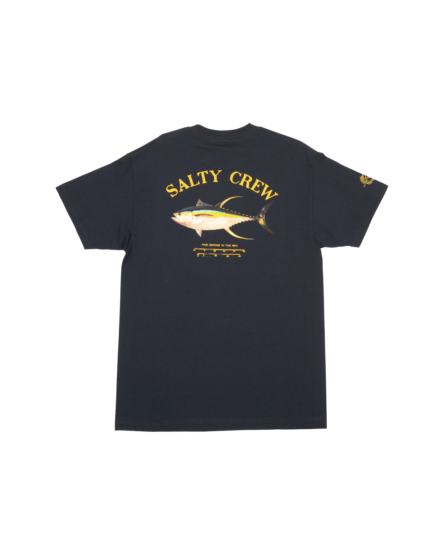 Salty Crew Ahi Mount SS Tee Navy HTR M