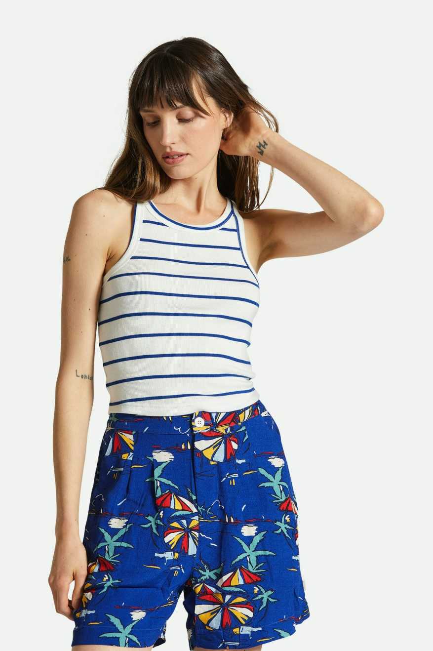 Brixton Organic Rib High Neck Tank OWSTW L