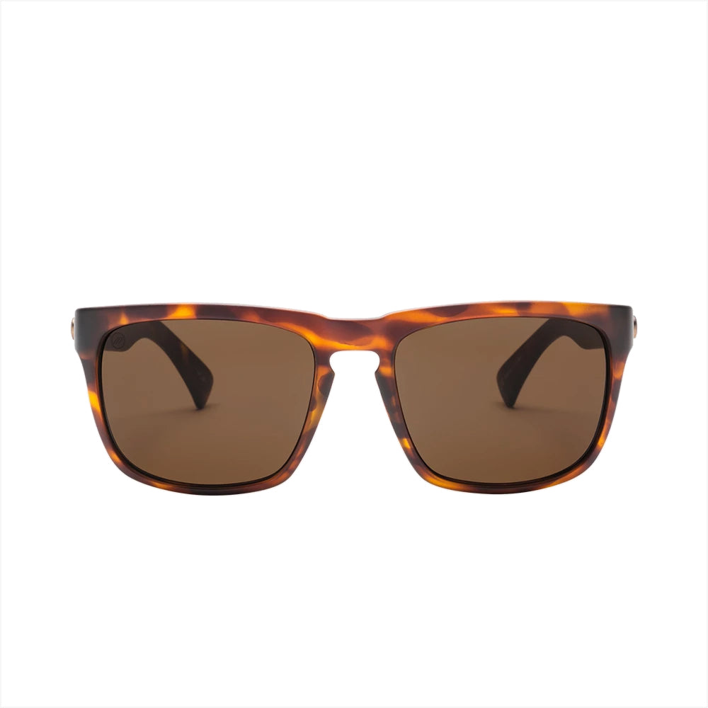 Electric Knoxville Sunglasses Matte Tort Ohm Bronze Square