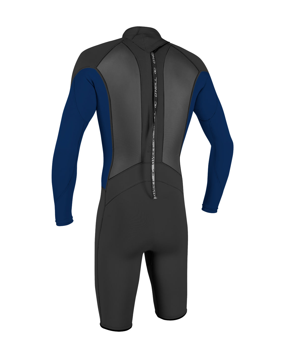 O Neill O Riginal 2mm Back Zip LS Springsuit A41-Black-Navy XL