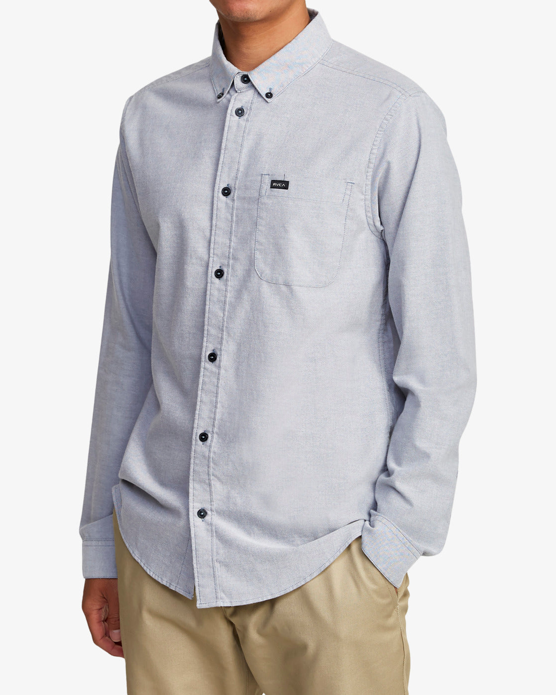 RVCA Thatll Do Stretch LS Woven PAV L