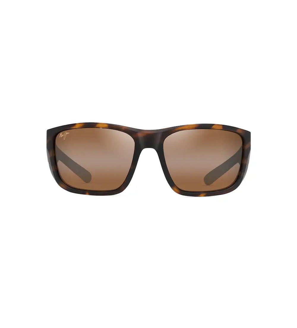 Maui Jim Amberjack Polarized Sunglasses MatteTortw/blk HCL