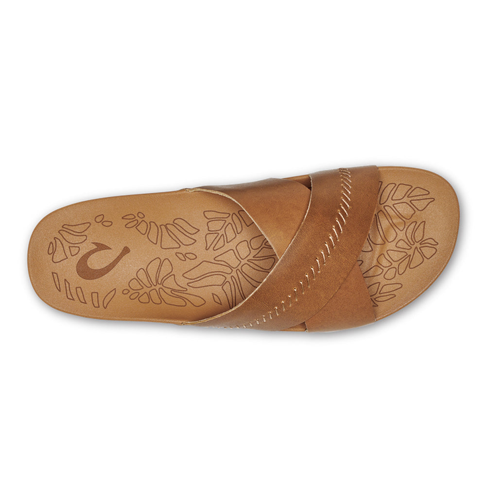Olukai Kipe a Womens Sandal 48FM-Dark Java-Sahara 6