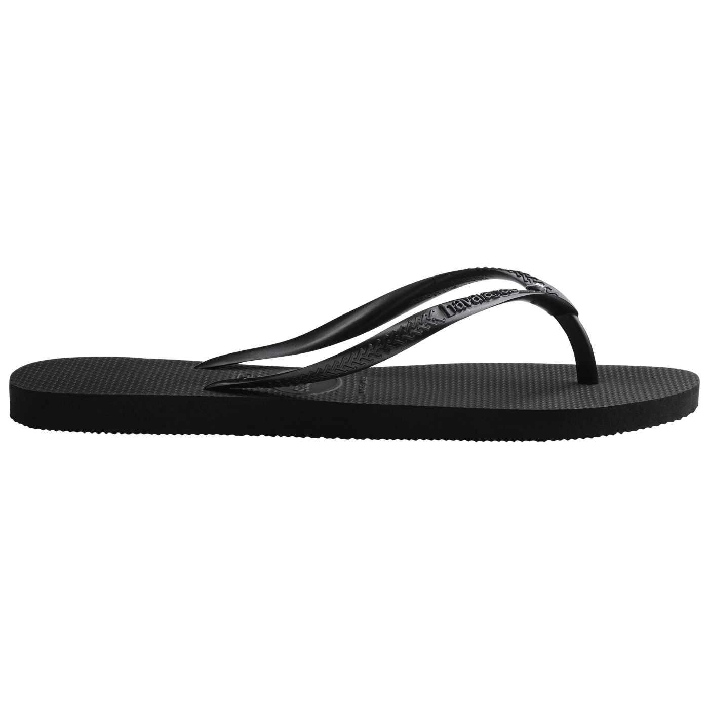 Havaianas Slim Crystal SW 2 Womens Sandal 0090-Black 6