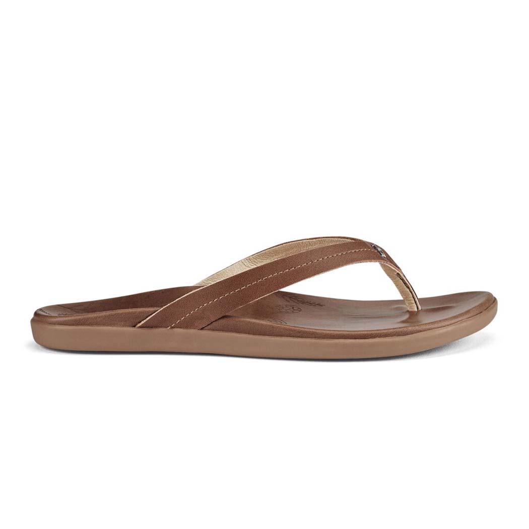 Olukai Honu Womens Sandal 3434-Tan-Tan 10