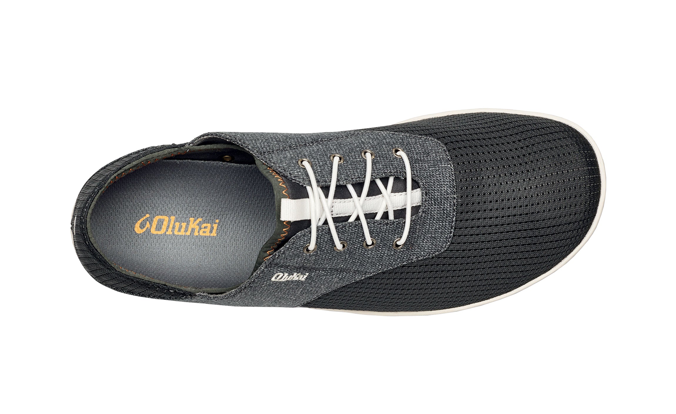 Olukai Nohea Moku Mens Shoe 6C6C-Dark Shadow-Dark Shadow 8