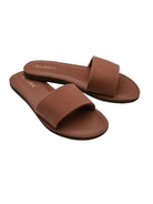 Volcom Simple Slide Womens Sandal DCL-Dark Clay 5