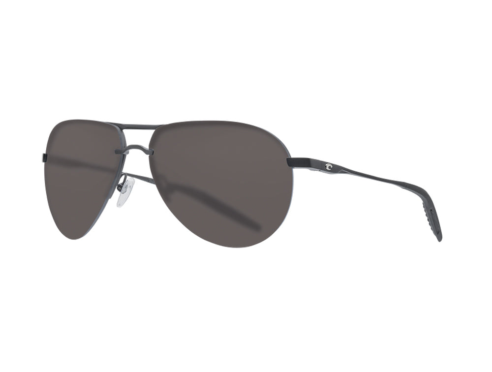Costa Del Mar Helo Sunglasses  Matte Black Gray 580P