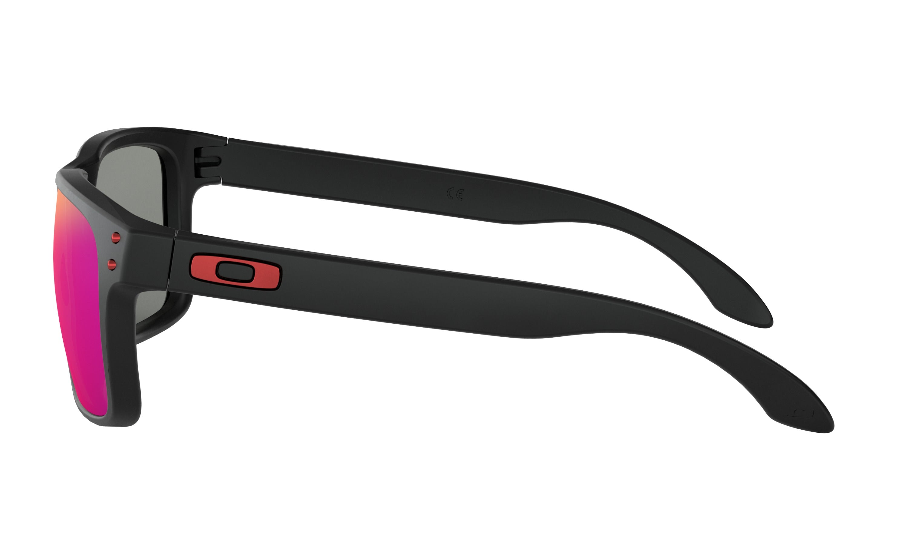 Oakley Holbrook Sunglasses MatteBlack RedIridium Square