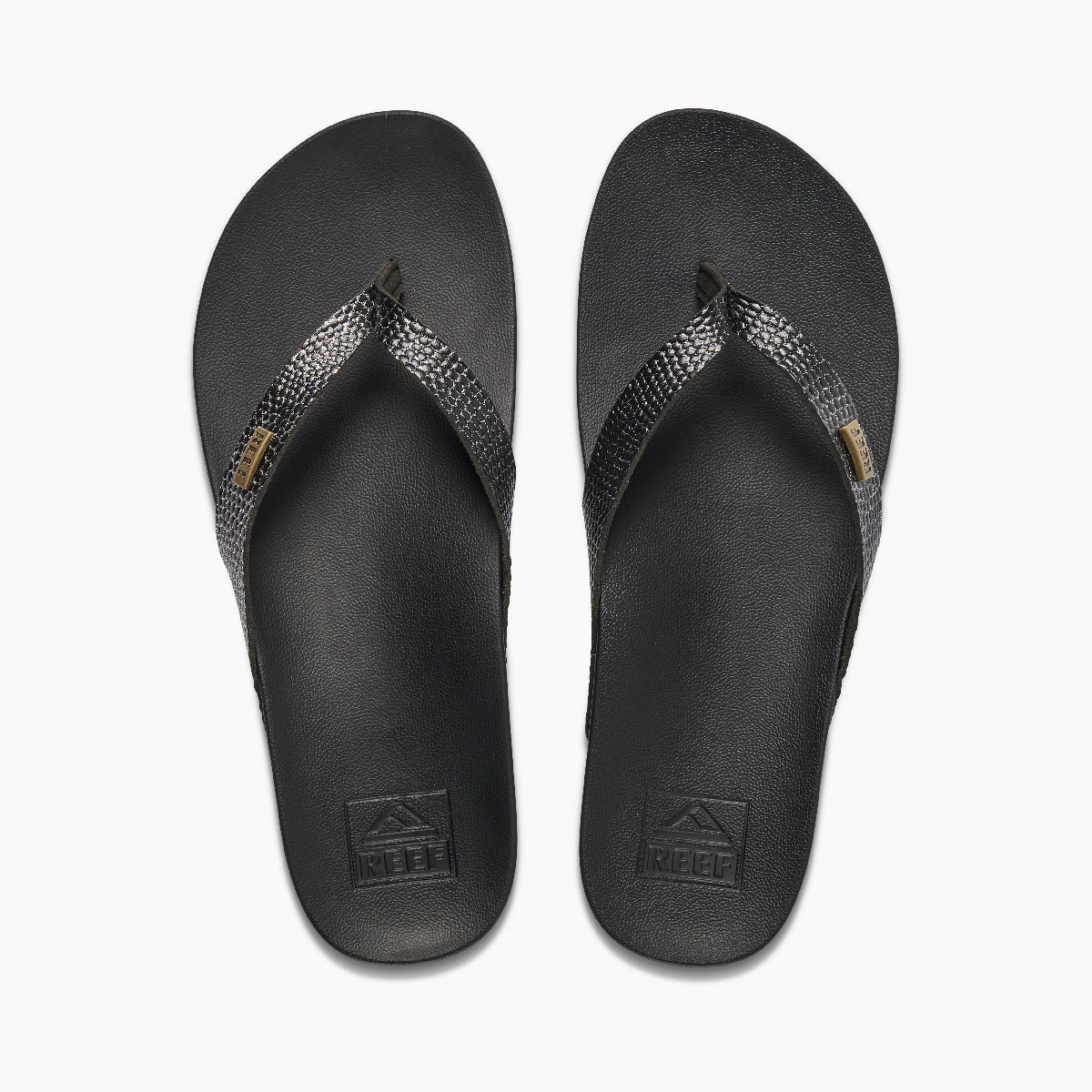 Reef Cushion Court Womens Sandal Black Sassy 5