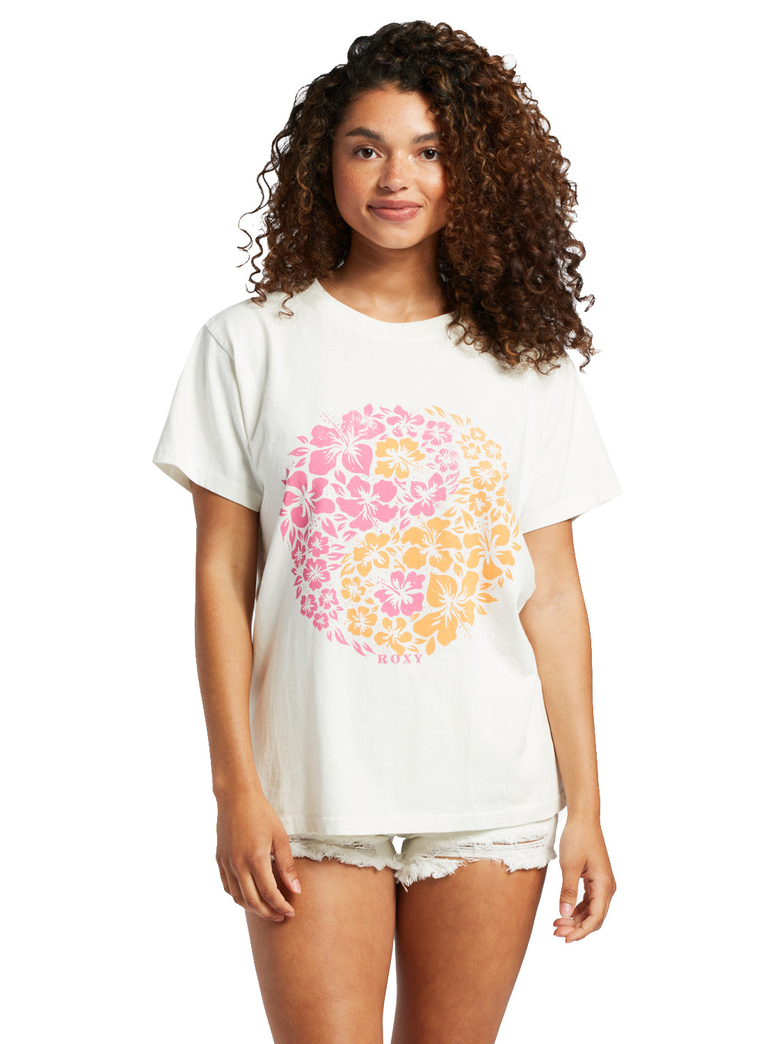 Roxy Yang World Oversized SS Tee WBK0 L