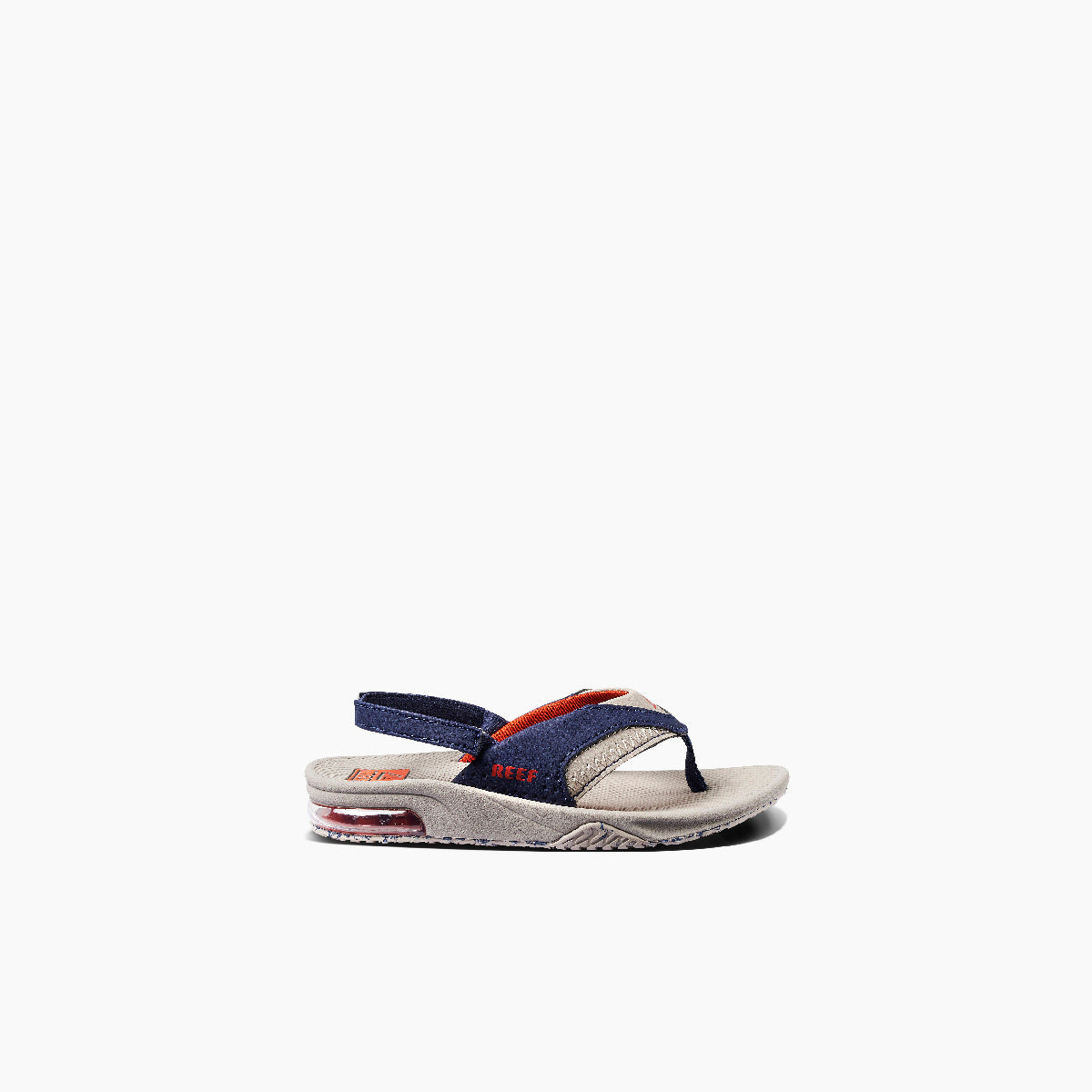 Reef Little Fanning Boys Sandal Taupe-Navy 8 C