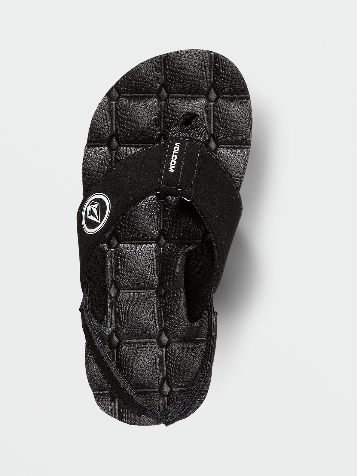 Volcom Recliner Little Youth Boys Sandal BWH23-Black-White 13 C