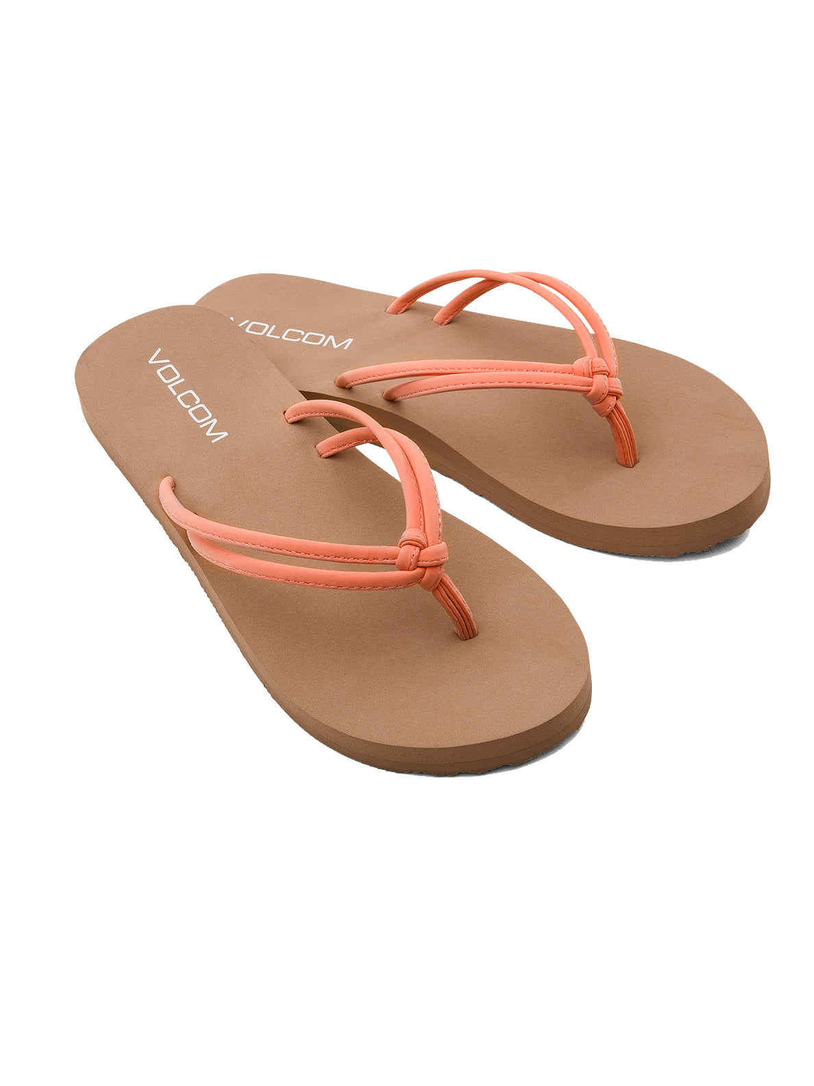 Volcom Forever and Ever Big Youth Girls Sandal PAY-Papaya 3 Y