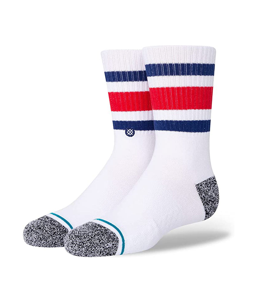 Stance OG St Kids Crew Socks WHT M