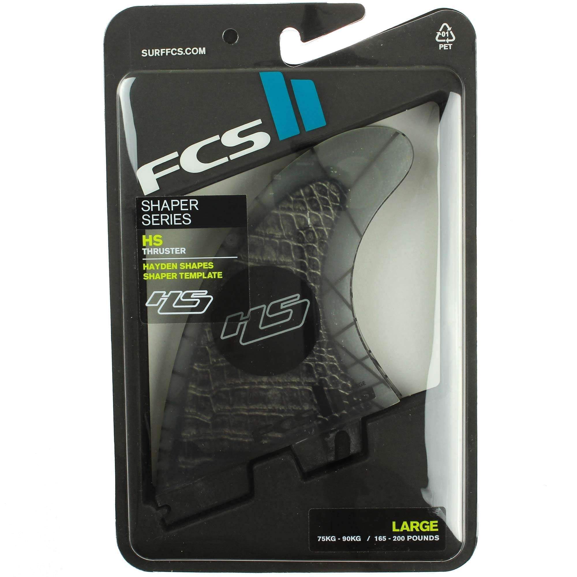 FCS 2 HS PC Carbon Tri-Fin Set L