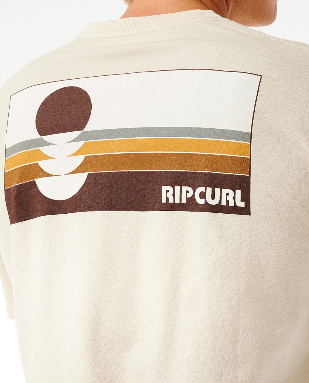 Rip Curl Surf Revival Peaking Tee 8861-VINTAGE WHITE M