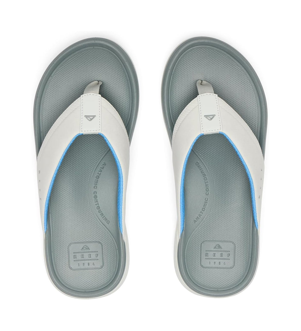 Reef Cushion Norte Mens Sandal Grey-Grey-Blue 9