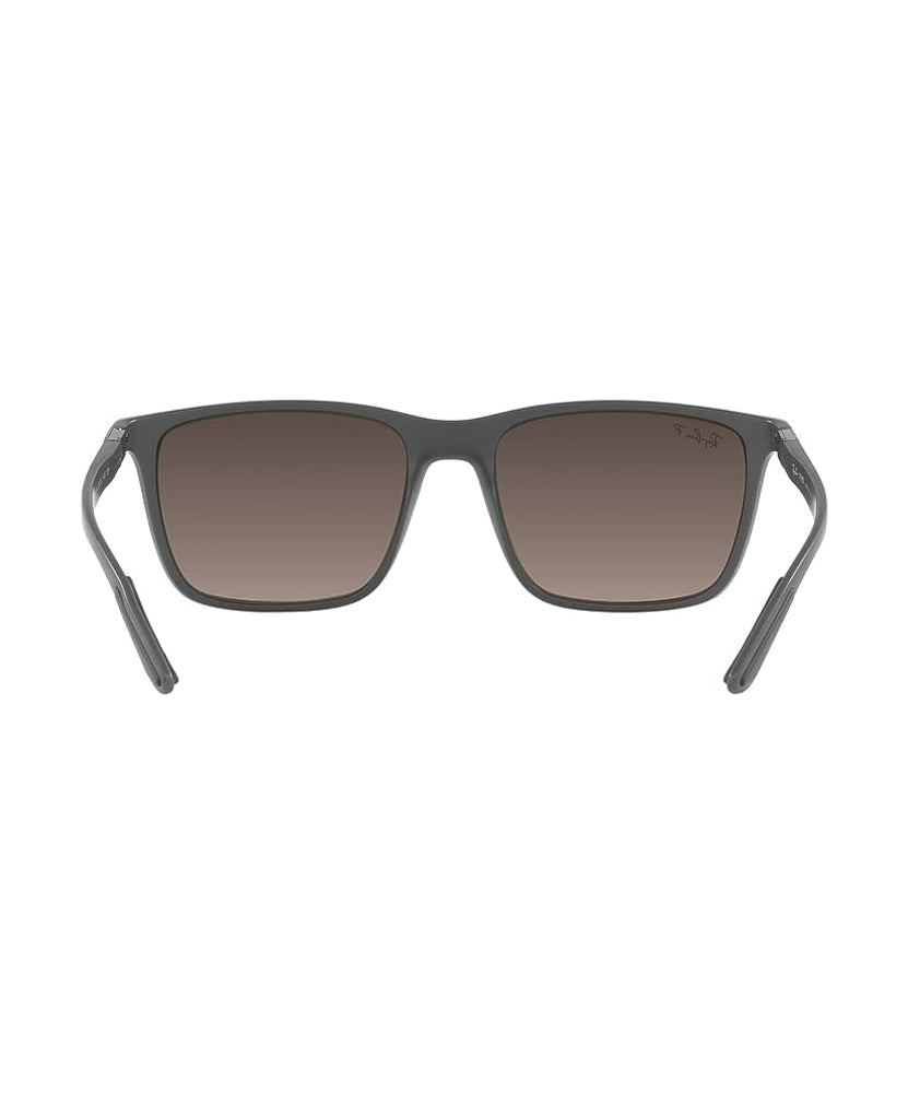 Ray-Ban 4385 Polarized Sunglasses MatteGrey GreyMirror
