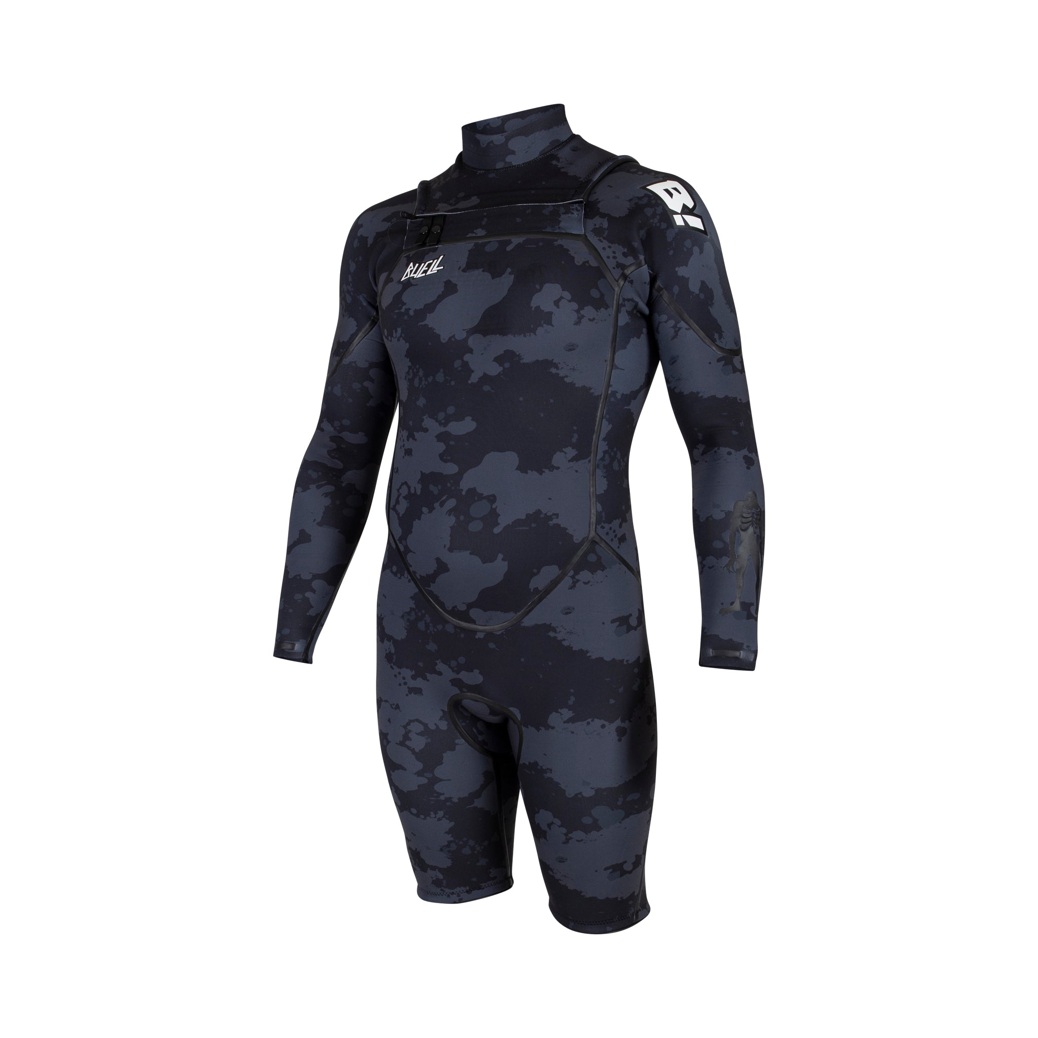 Buell RB1 2mm LS Springsuit 985-JOB Black Acid Wash XL