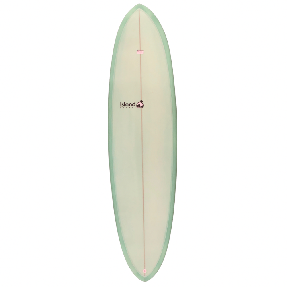 Island Boards Funshape Coke Bottle Green 6ft10in