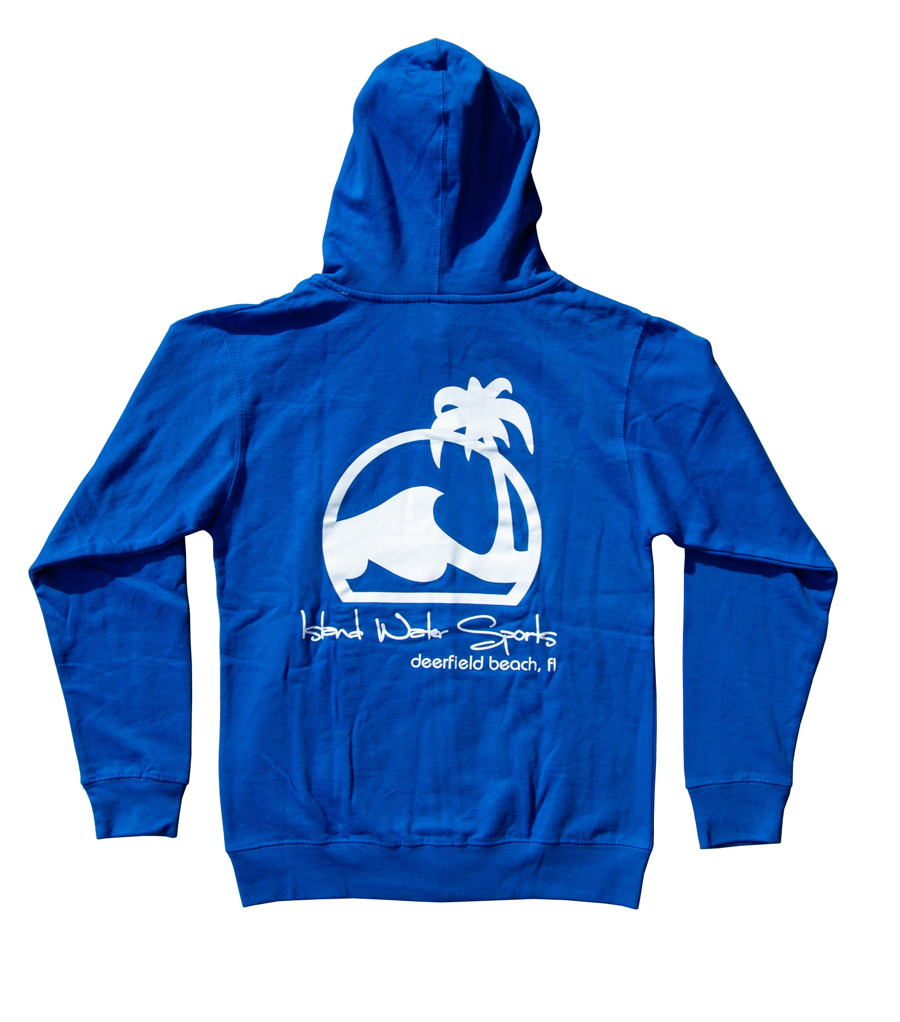 Island Water Sports Script Zip Up Hooded Sweatshirt