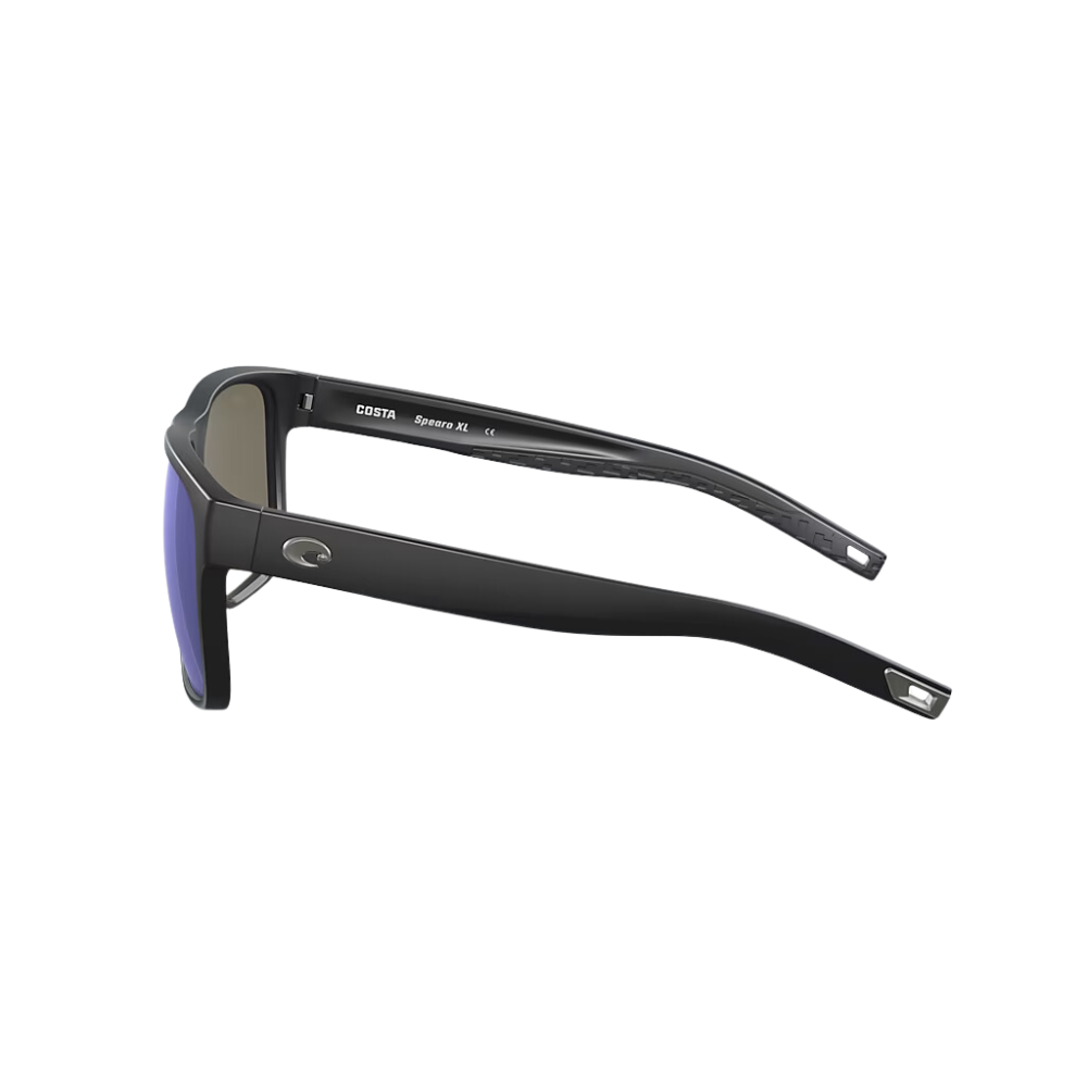 Costa Del Mar Spearo XL Sunglasses MatteBlack BlueMirror 580G