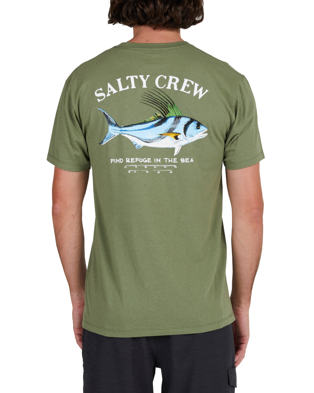 Salty Crew Rooster Premium SS Tee Sage XL