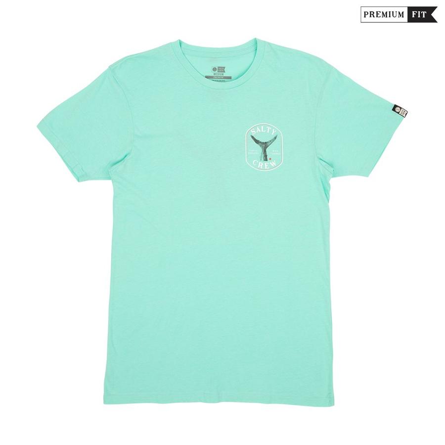 Salty Crew Fishstone Premium S/S Tee Sea Foam M