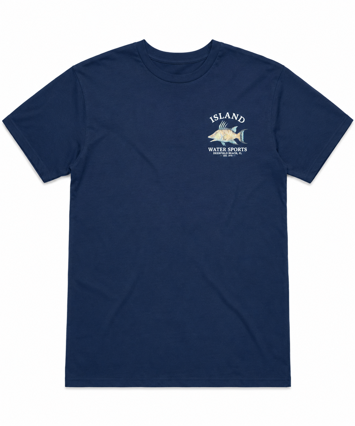 Island Water Sports Hogfish SS Tee Navy XXL