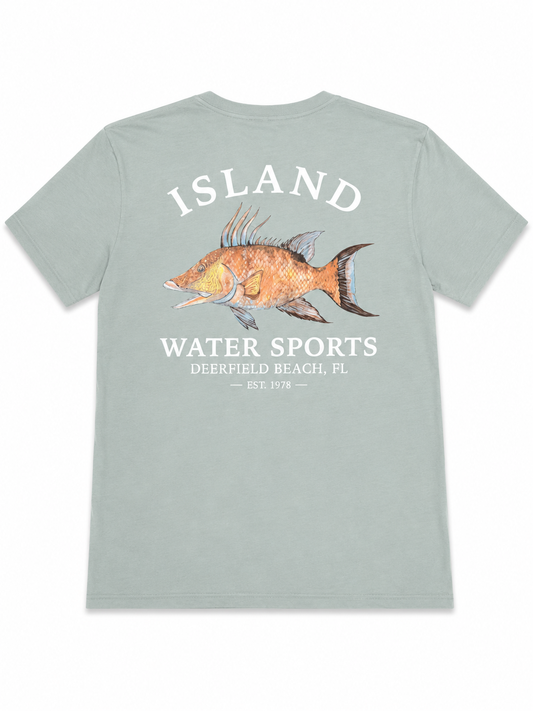 Island Water Sports Hogfish SS Tee Seafoam XXL