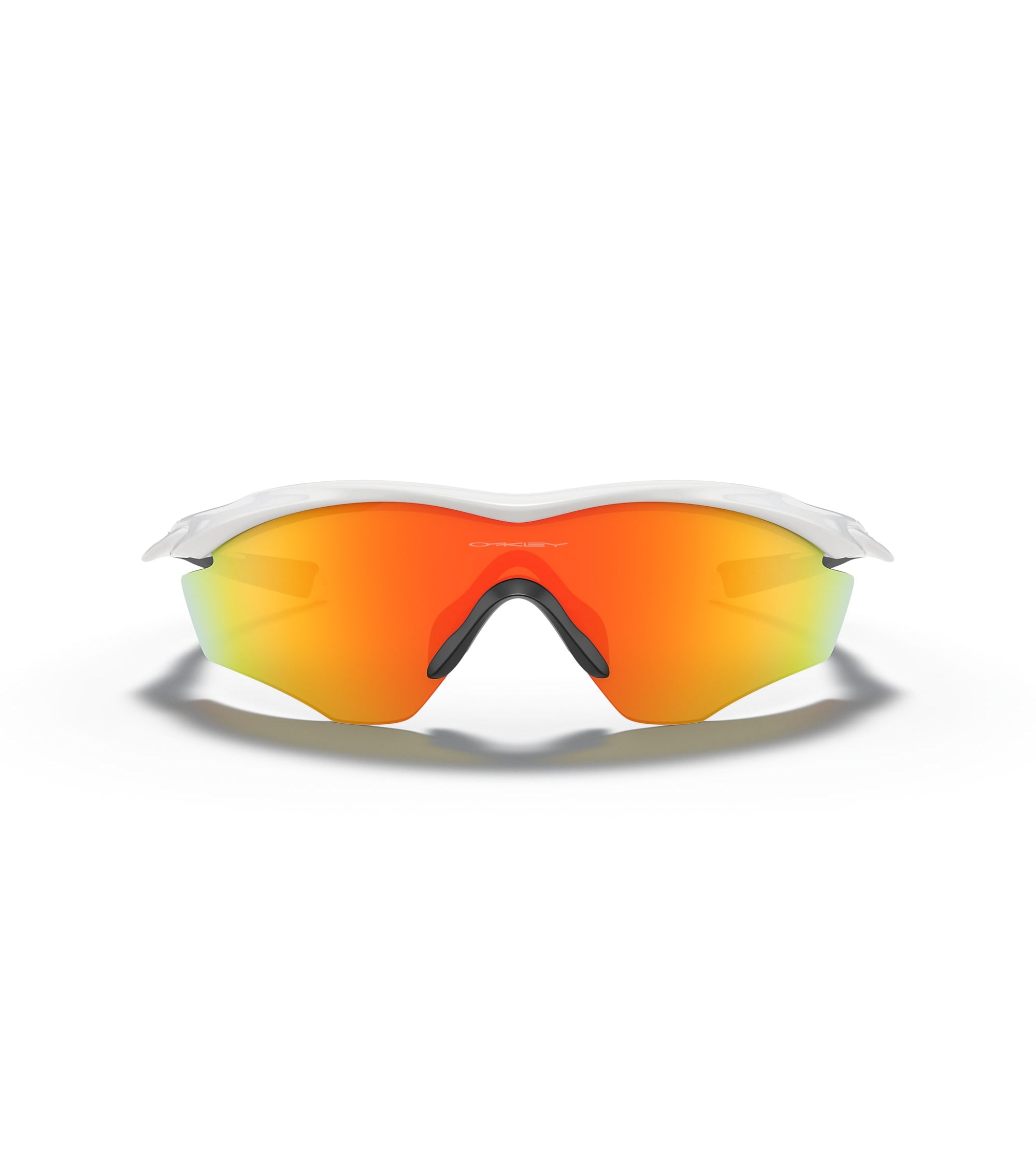 Oakley M2 XL Sunglasses PolishedWhite Fire Iridium Wrap