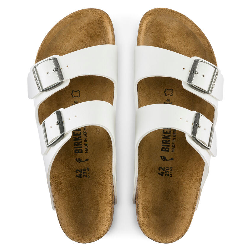 Birkenstock Arizona Womens Sandal Birko-Flor-White 8