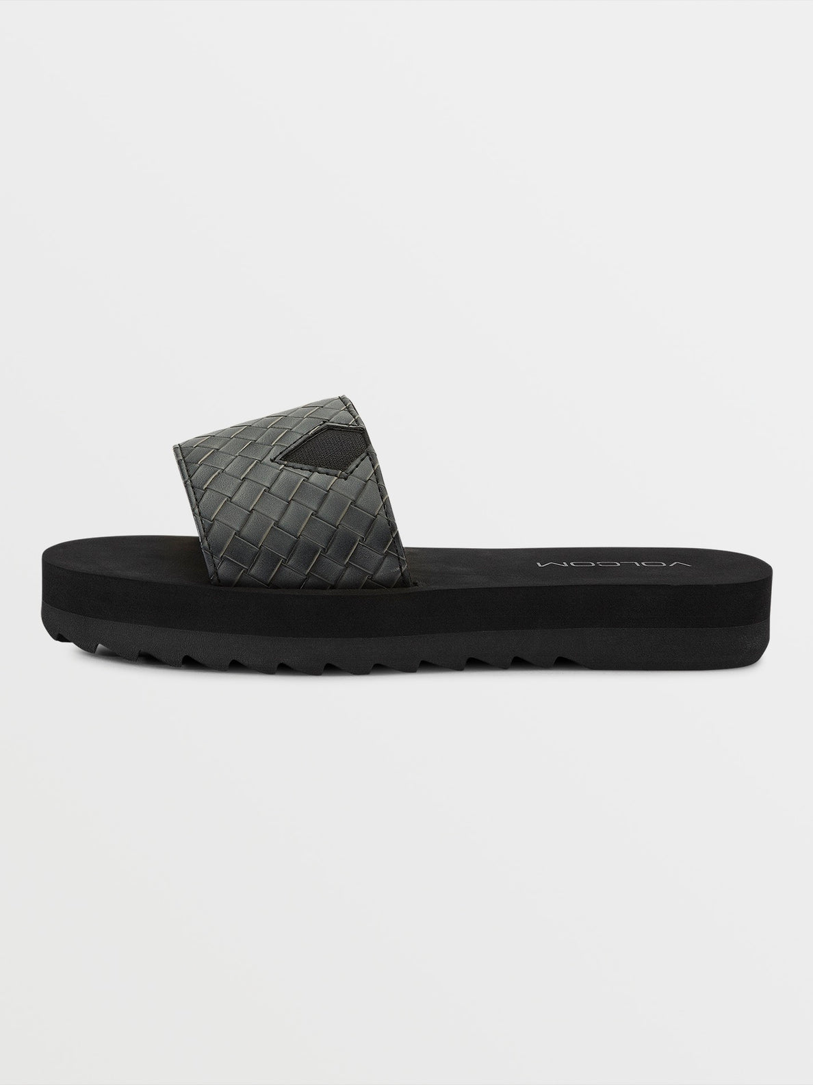 Volcom Not So Simple Slide Womens Sandal BLK-Black 5