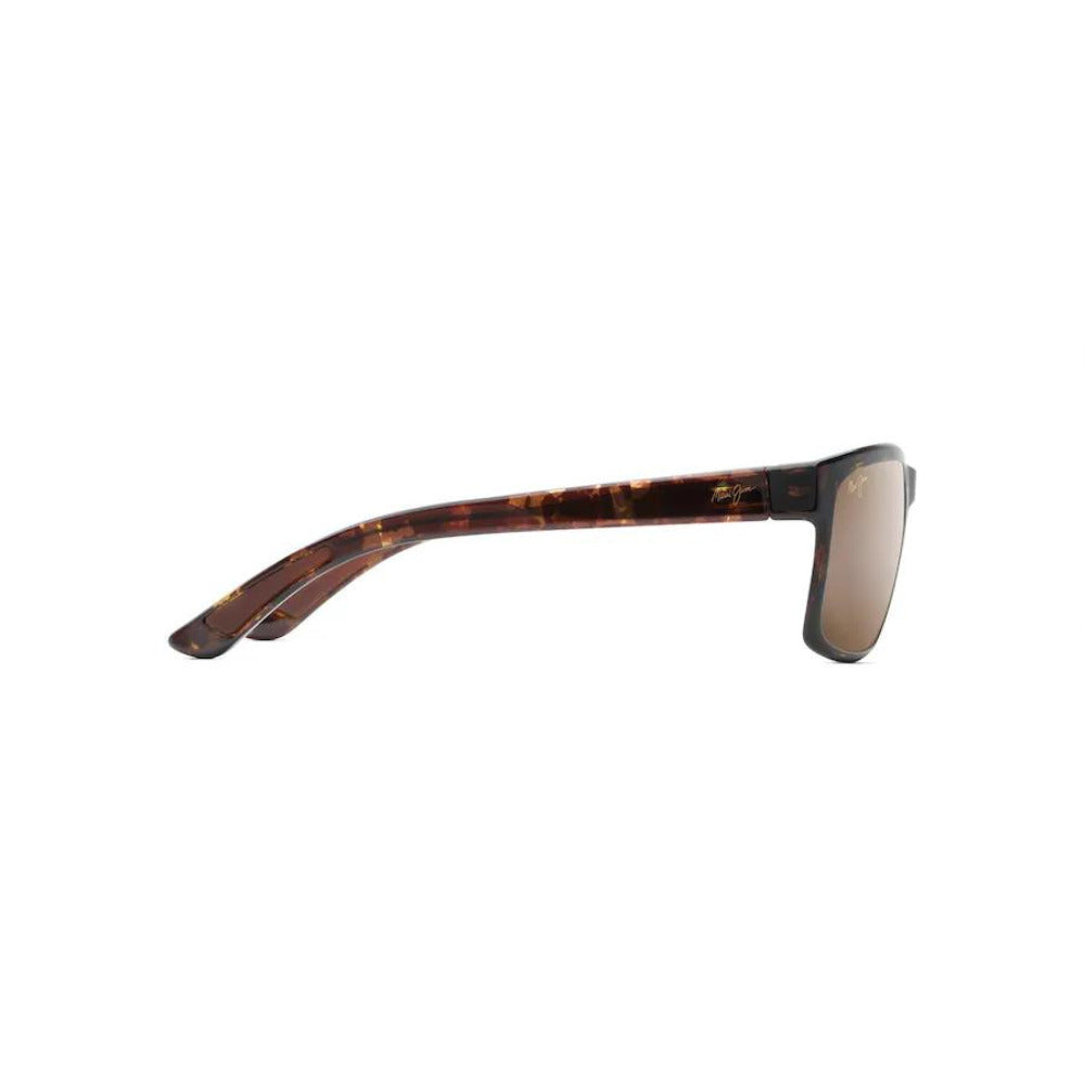 Maui Jim Pokowai Polarized Sunglasses ShinnyTortoise Bronze Square