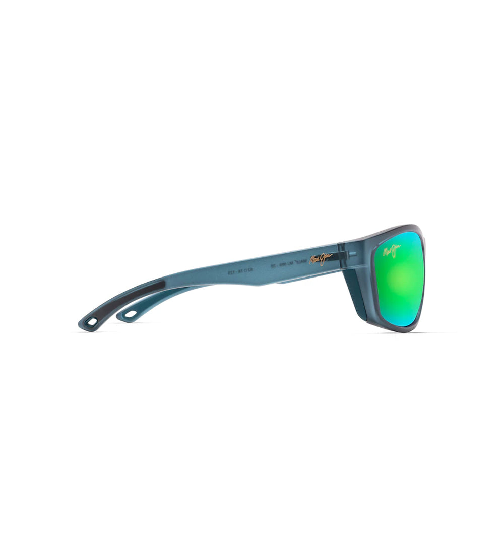 Maui Jim Nuu Landing Polarized Sunglasses MatteTealw/Aqua MauiGreen