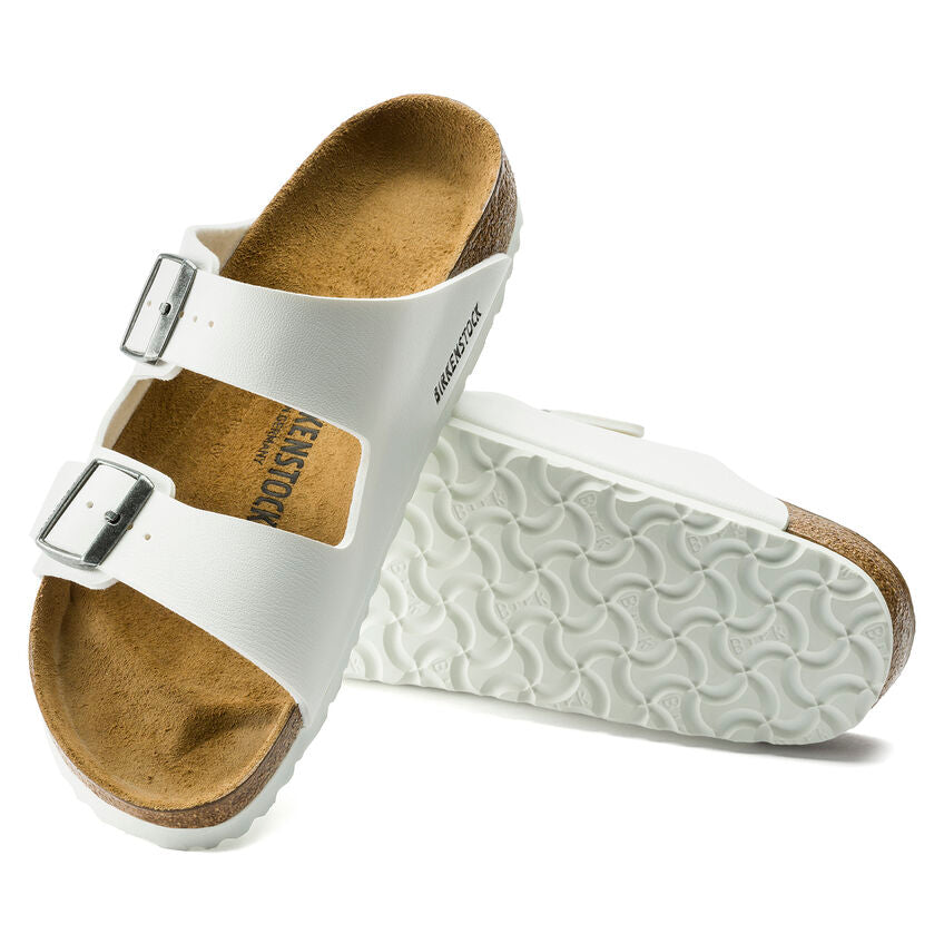 Birkenstock Arizona Womens Sandal Birko-Flor-White 9