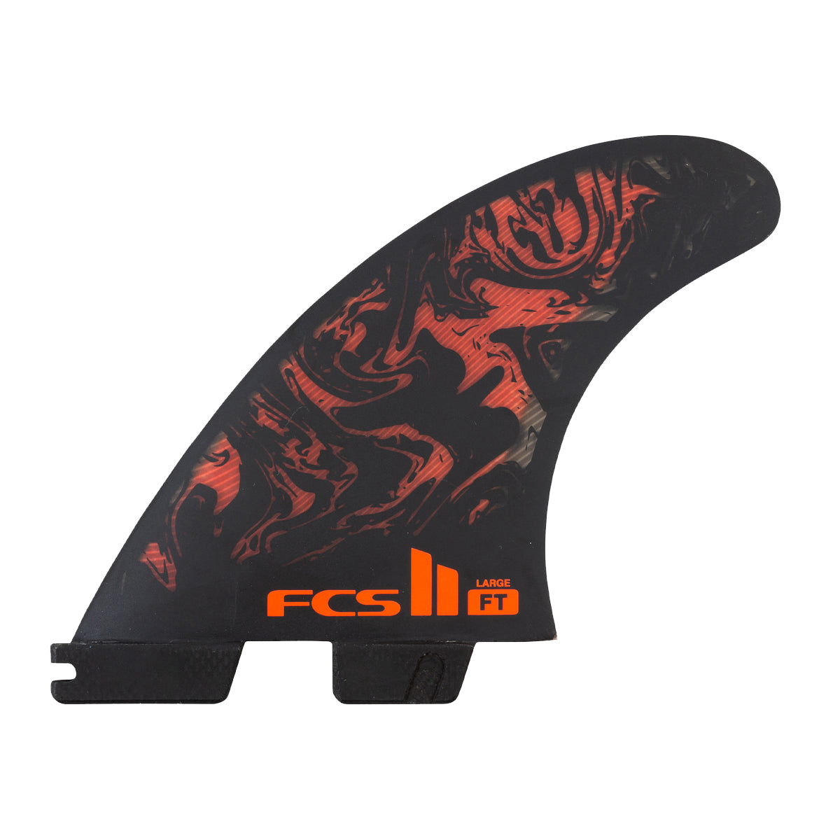 FCS 2 FT PC Tri-Fin Set Black-Red M