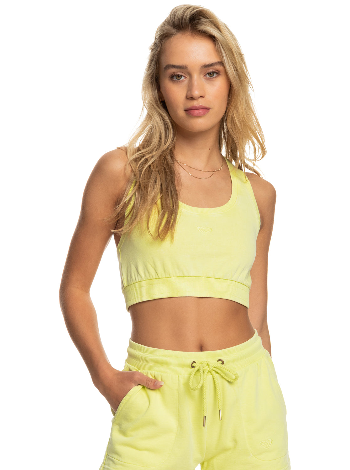 Roxy Taking It Easy Cropped Tank Top GEB0 L