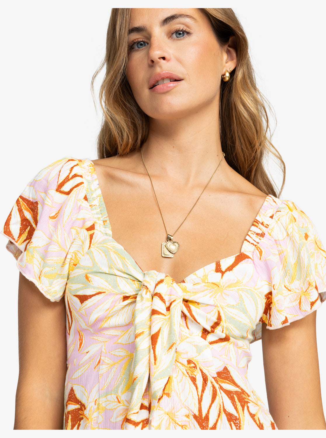 Roxy Oceanview Mini Dress GFK5 XS