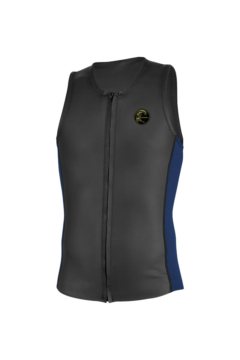 O Neill O Riginal 2mm Full Zip Vest BLK/NVY S