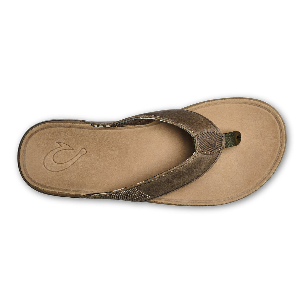 Olukai Tuahine Mens Sandal HGGS-Hunter-Golden Sand 12