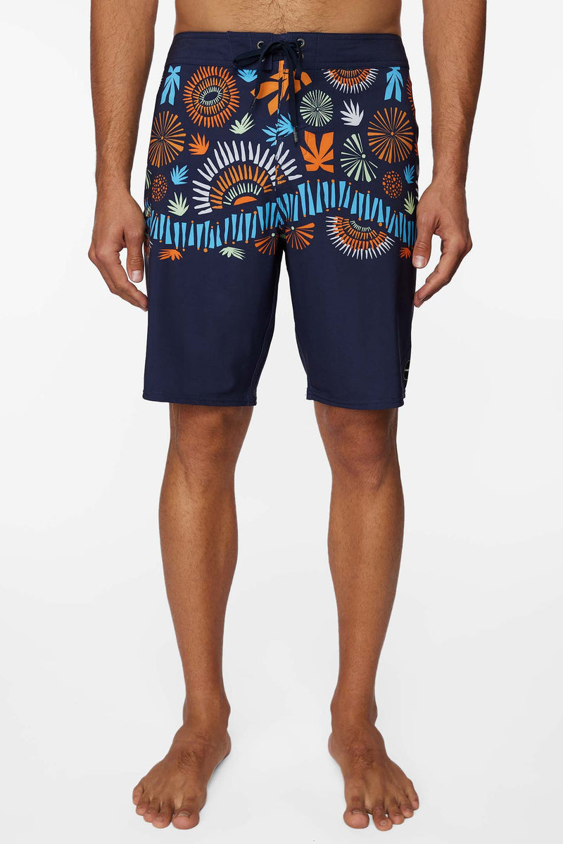 O'Neill Hyperfreak Heist Print Boardshort NVY 38