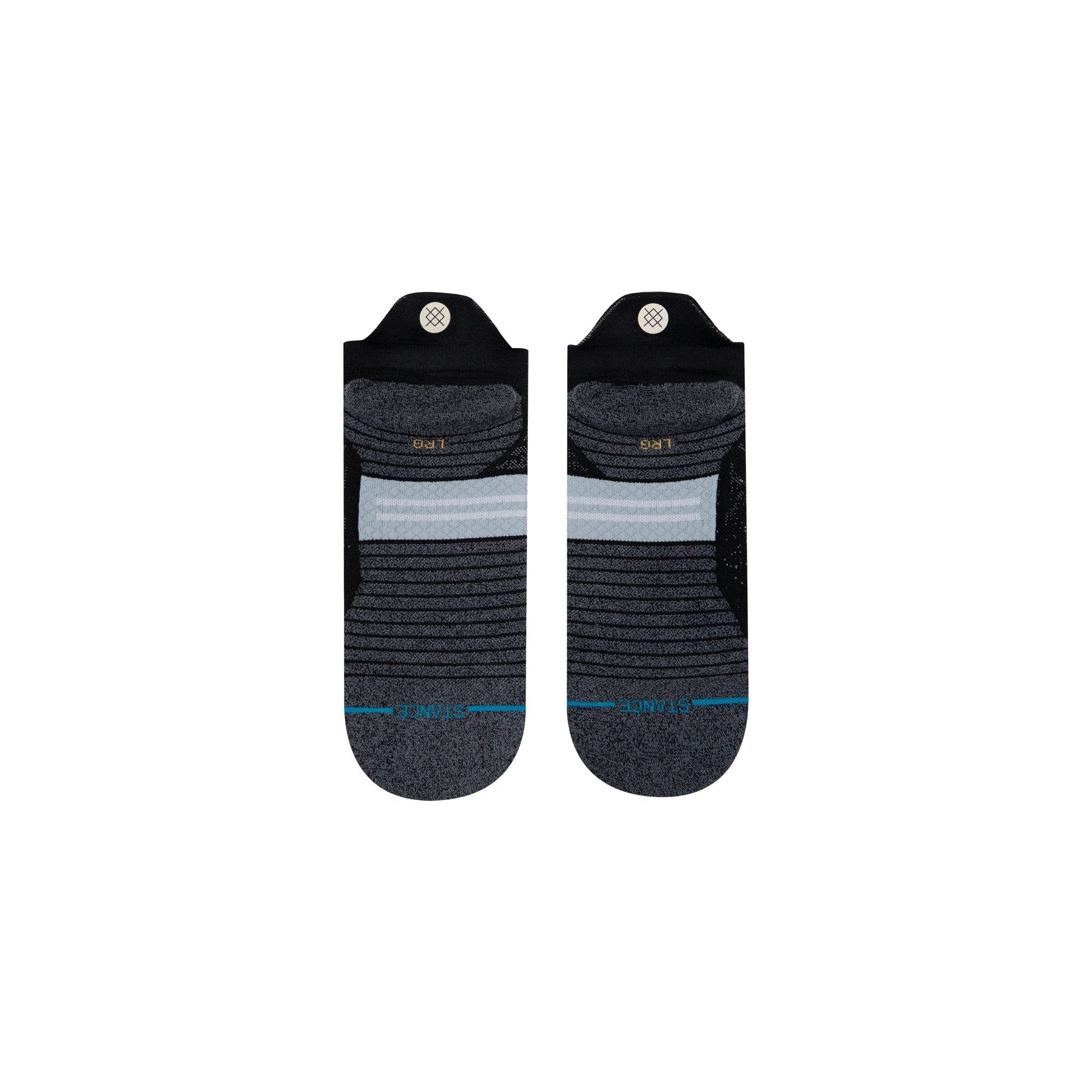 Stance Run Tab Socks Black M