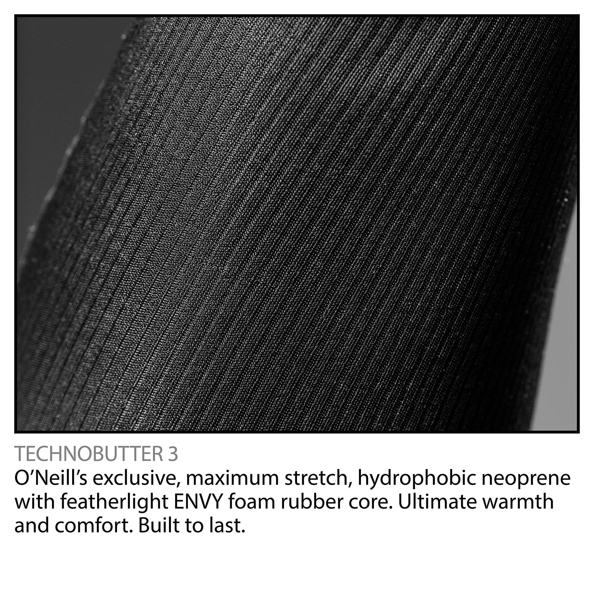 O Neill Hyperfreak 1mm Neo-Skins LS Wetsuit Jacket A00-Black-Black S