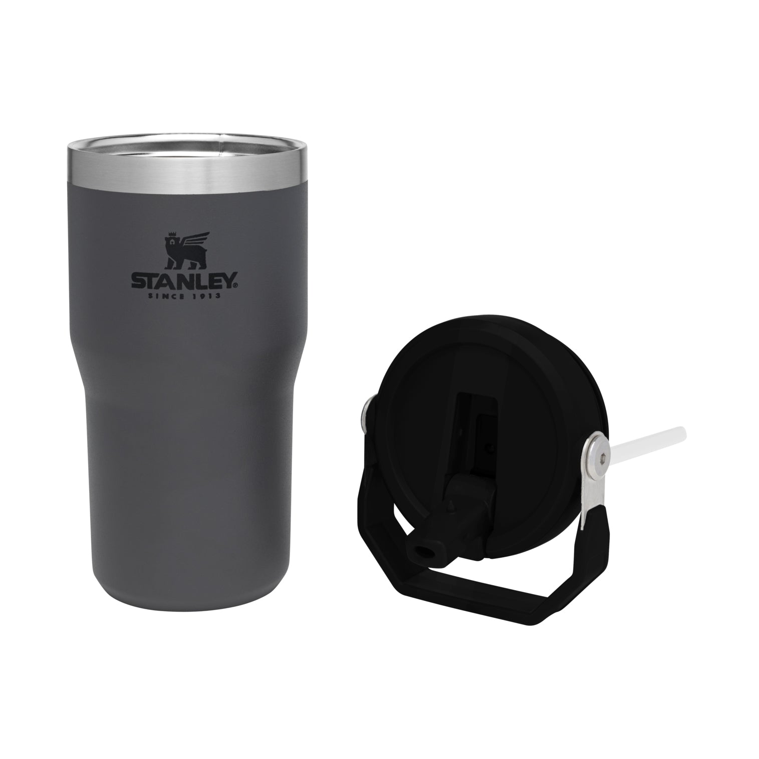 Stanley IceFlow Flip Straw Tumbler Charcoal 20oz
